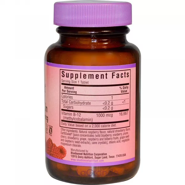 Bluebonnet Nutrition Methylcobalamin B12 1000 mcg ����������� ������� 
