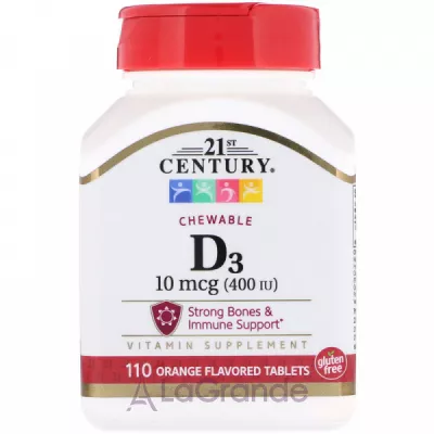 21st Century Vitamin D3 400 IU   