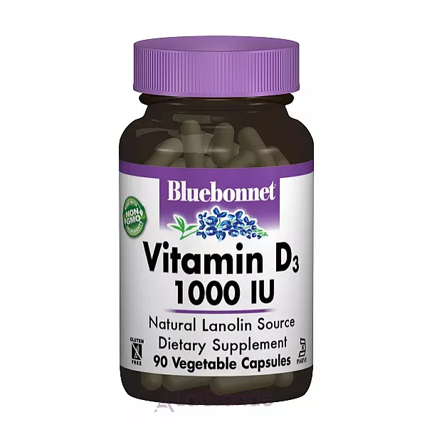 Bluebonnet Nutrition Vitamin D3 1000 IU ����������� ������� 