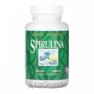 Source Naturals Spirulina 500mg    