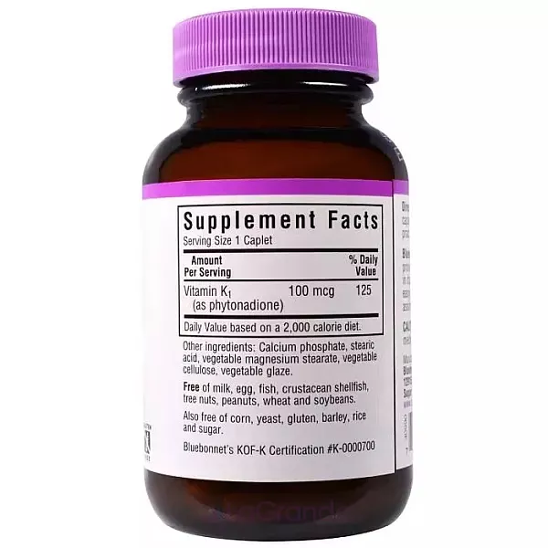 Bluebonnet Nutrition Vitamin K1 100 mcg ����������� ������� 