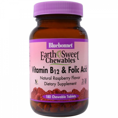 Bluebonnet Nutrition Vitamin B12 and Folic Acid ĳ  