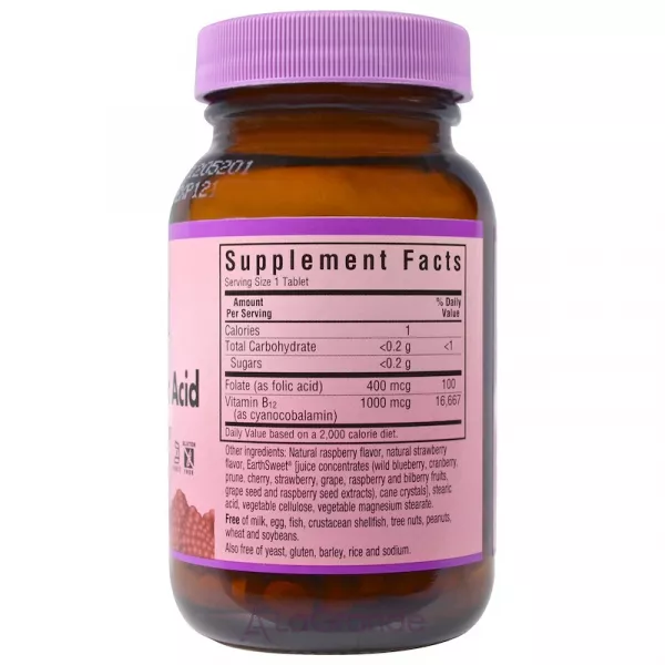Bluebonnet Nutrition Vitamin B12 and Folic Acid ����������� ������� 