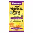 Bluebonnet Nutrition Liquid Vitamin D3 Drops 400 IU ĳ  