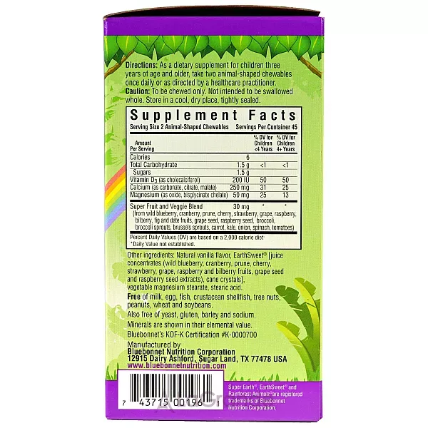 Bluebonnet Nutrition Calcium Magnesium & Vitamin D3 ����������� ������� 