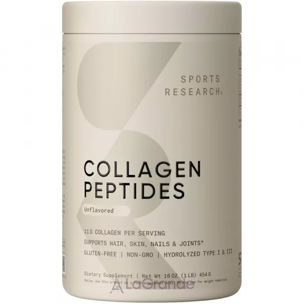 Sports Research Collagen Peptides Unflavored ĳ������ ������� 