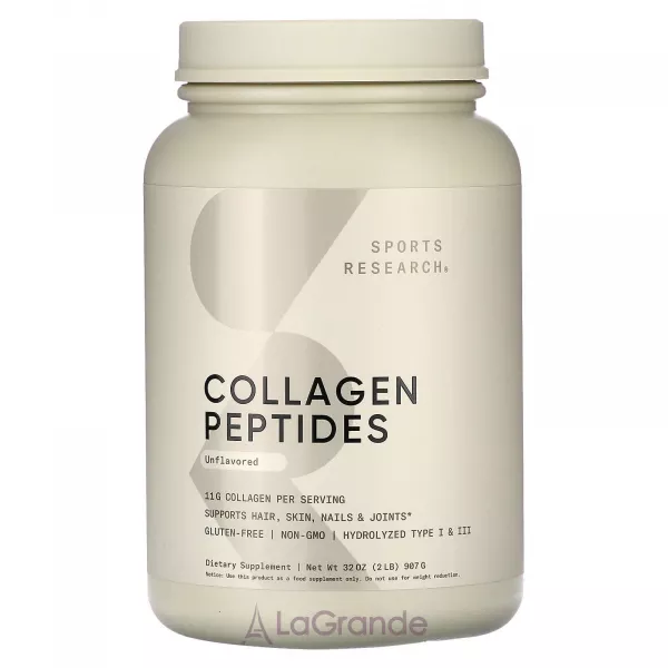 Sports Research Collagen Peptides Unflavored ĳ������ ������� 