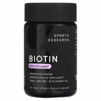Sports Research Biotin 5000 mcg Veg Softgels ĳ������ ������� "������"