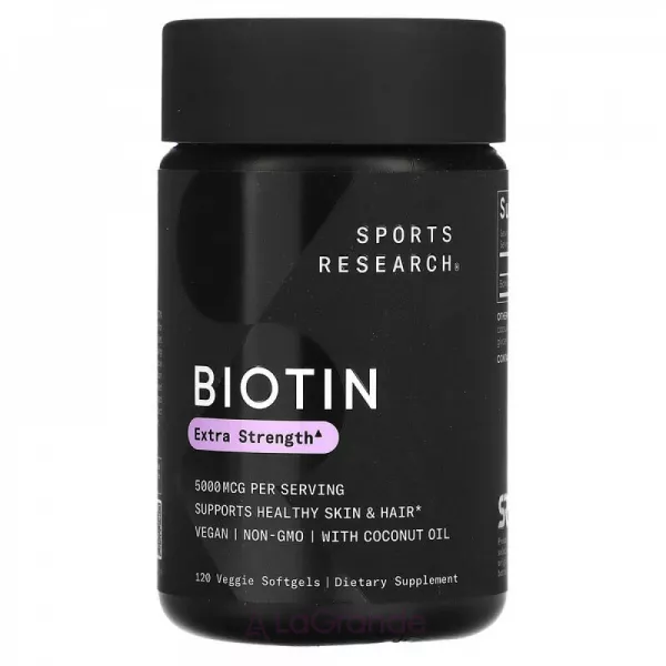 Sports Research Biotin 5000 mcg Veg Softgels ĳ������ ������� 