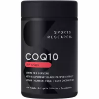 Sports Research CoQ10 With BioPerine Coconut Oil 100 mg ĳ������ ������� "������� Q10"