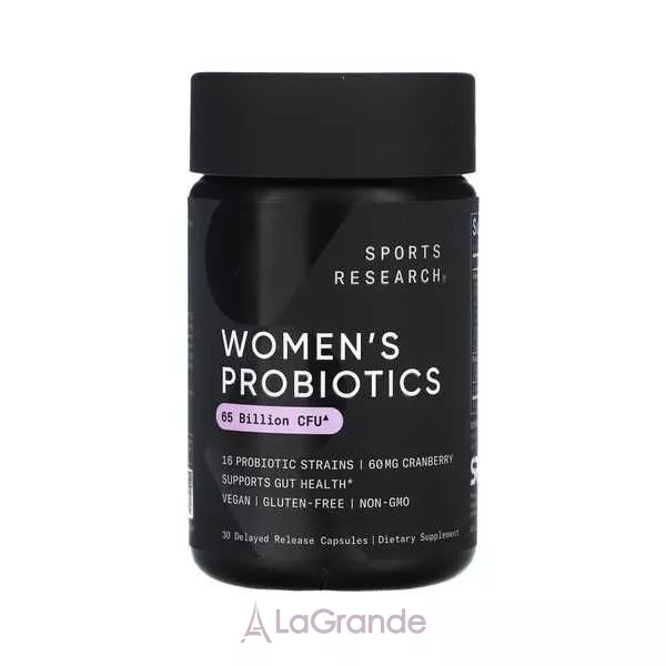 Sports Research Daily Women's Probiotics 65 Billion CFU VegCaps ĳ������ ������� 