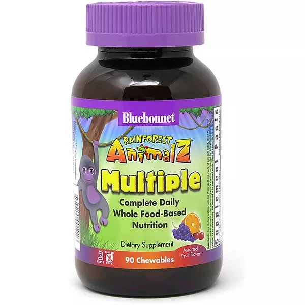 Bluebonnet Nutrition Rainforest Animalz Multiple �������������� ��� �����, ����������� ������� �� ������ �������