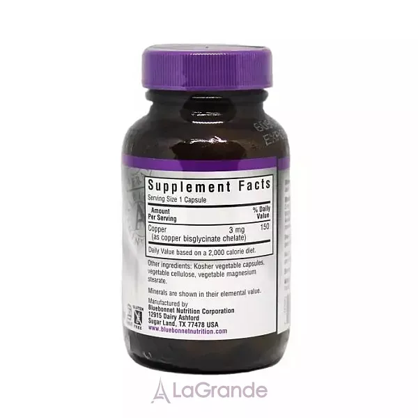 Bluebonnet Nutrition Chelated Copper ����������� ������� 