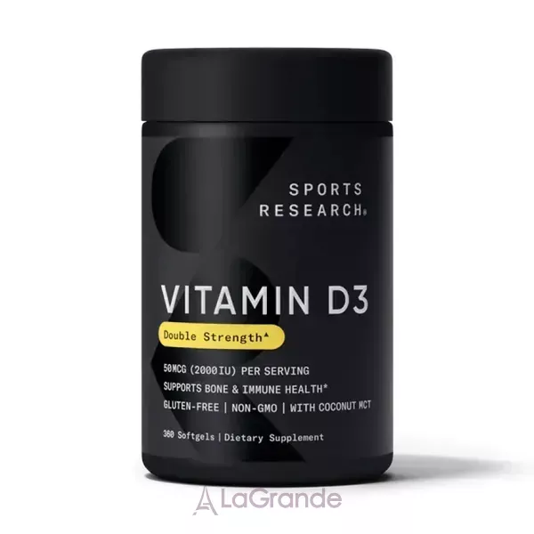 Sports Research Vitamin D3 2000IU Softgels ĳ������ ������� ����� D3 