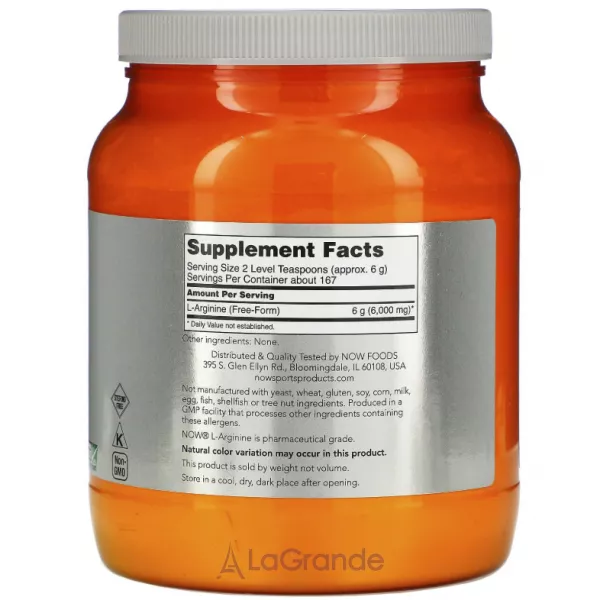 Now Foods Sports L-Arginine Powder ������������ 