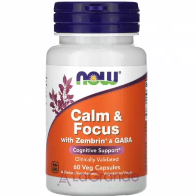 Now Foods Calm & Focus with Zembrin & GABA      