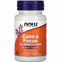 Now Foods Calm & Focus with Zembrin� & GABA ���������� �������� �� ��������� �� ����
