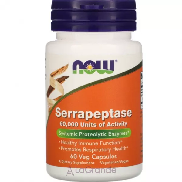 Now Foods Serrapeptase 60,000 Units ������������