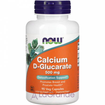 Now Foods Calcium D-Glucarate 500mg   500 