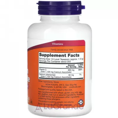 Now Foods Calcium Ascorbate (Vitamin C)      