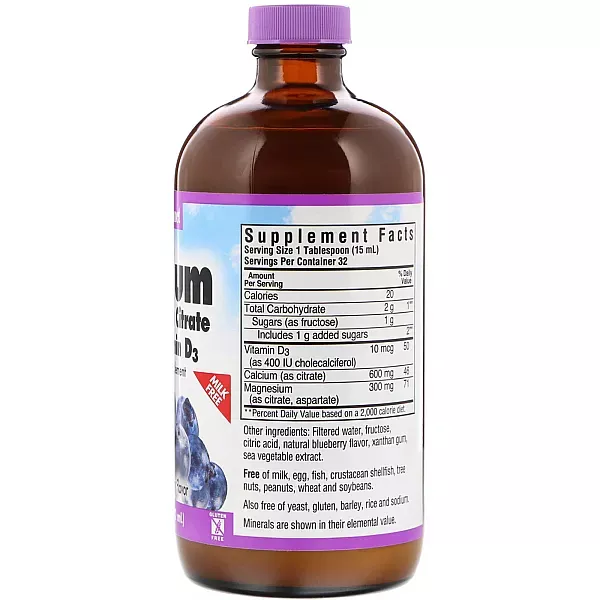 Bluebonnet Nutrition Calcium Magnesium Citrate Plus Vitamin D3 ĳ������ ������� 