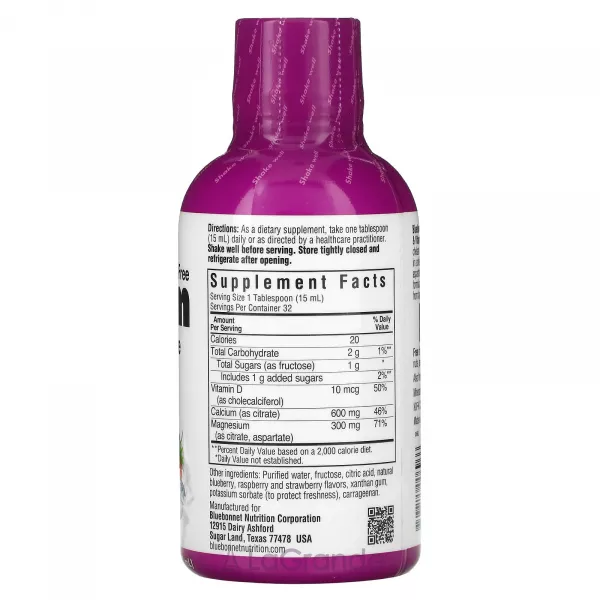 Bluebonnet Nutrition Calcium Magnesium Citrate Plus Vitamin D3 ����������� ������� 