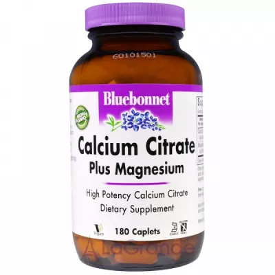 Bluebonnet Nutrition Calcium Citrate Plus Magnesium ĳ  