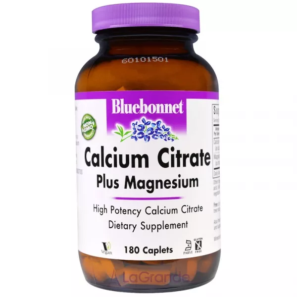 Bluebonnet Nutrition Calcium Citrate Plus Magnesium ����������� ������� 