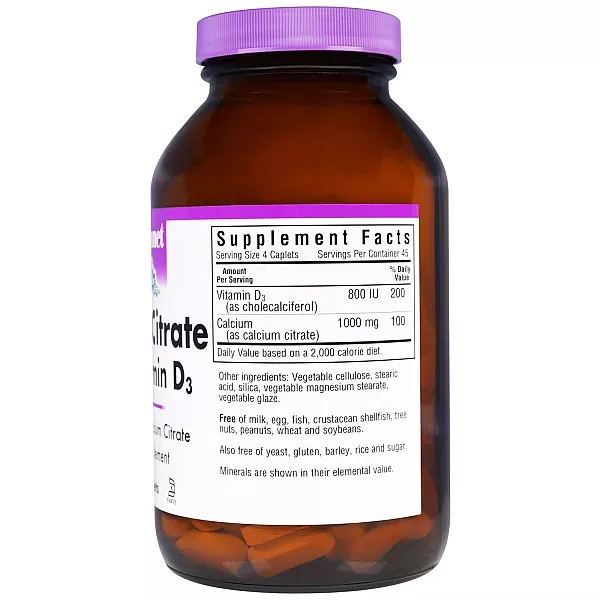 Bluebonnet Nutrition Calcium Citrate Plus Vitamin D3 ĳ������ ������� 