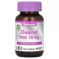 Bluebonnet Nutrition Chelated Iron ����������� ������� "�������� ������", 18 ��