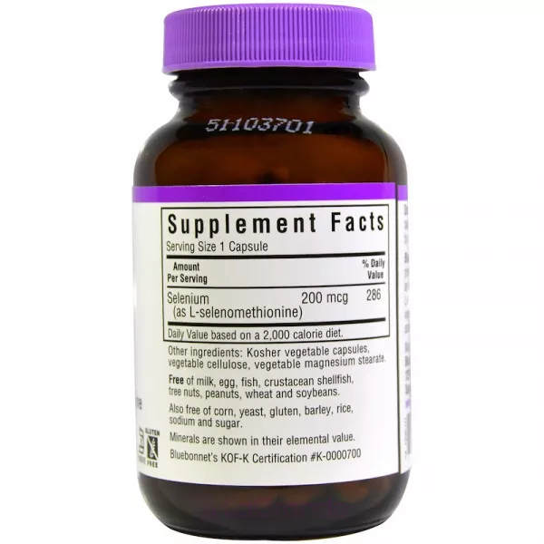 Bluebonnet Nutrition Selenium 200 mcg ����������� ������� 