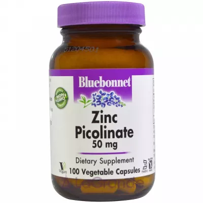 Bluebonnet Nutrition Zinc Picolinate 50 mg ĳ  