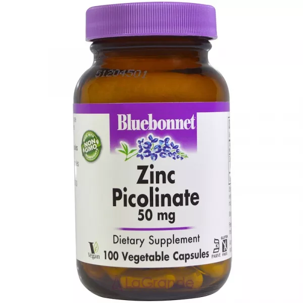 Bluebonnet Nutrition Zinc Picolinate 50 mg ����������� ������� 