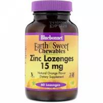 Bluebonnet Nutrition Zinc Lozenges 15 mg ����������� ������� "����", 15 ��, �� ������ ���������