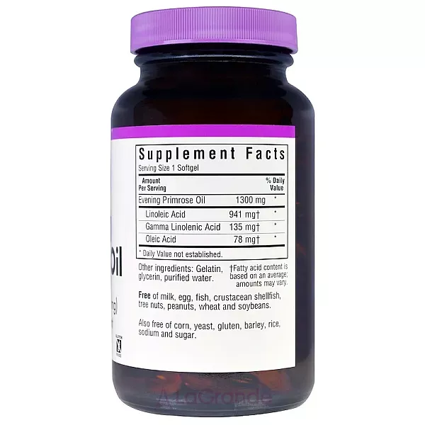 Bluebonnet Nutrition Evening Primrose Oil 1300 mg ĳ������ ������� 