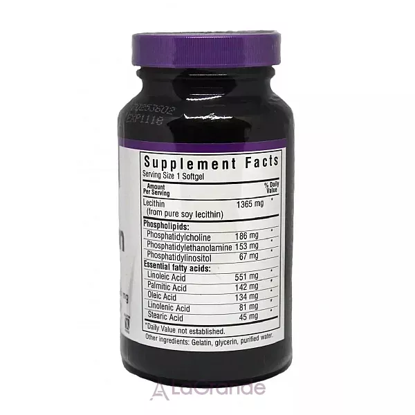 Bluebonnet Nutrition Lecithin 1365 mg ����������� ������� 