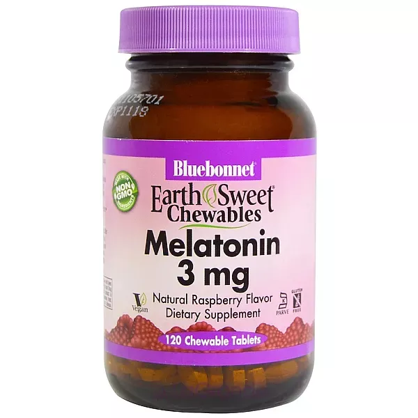 Bluebonnet Nutrition Melatonin 3 mg ����������� ������� 