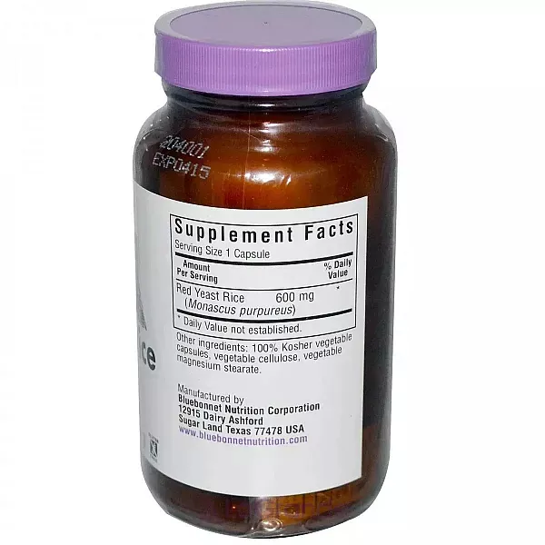 Bluebonnet Nutrition Red Yeast Rice 600 mg ĳ������ ������� 