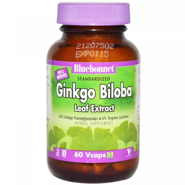 Bluebonnet Nutrition Ginkgo Biloba Leaf Extract 60 mg ĳ������ ������� 