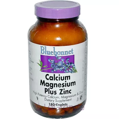 Bluebonnet Nutrition Calcium Magnesium Plus Zinc ĳ  
