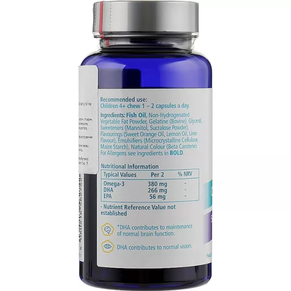Bioglan SmartKids Brain Formula Omega-3 High DHA �������-������� 