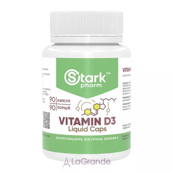 Stark Pharm Vitamin D3 Liquid Caps 2000IU ĳ������ ������� 