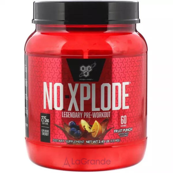 BSN N.O.-Xplode Pre-Workout Fruit Punch ����������������� �������� �� ������ ���������� �����