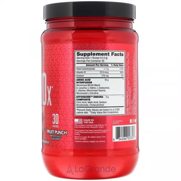 BSN Amino X Fruit Punch ������������ � BCAA �� ������ ���������� �����