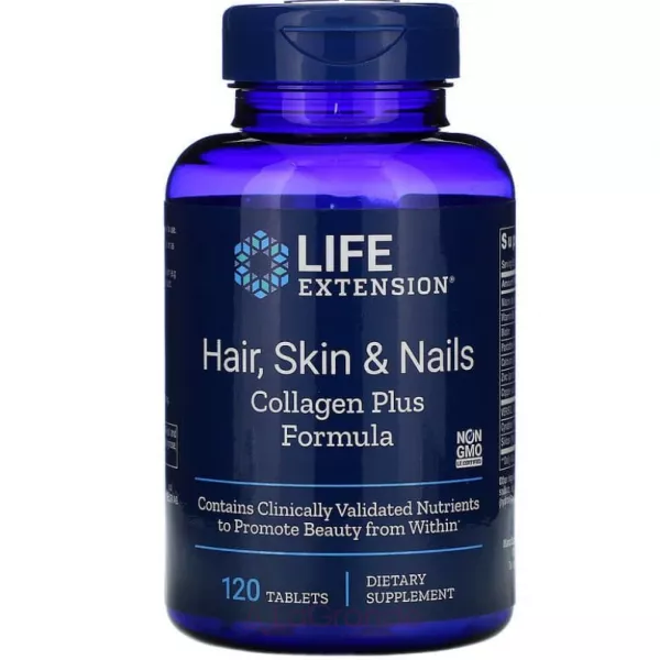 Life Extension Hair, Skin & Nails Collagen Plus Formula �������� ��� �����, ���� � ������ � ����������