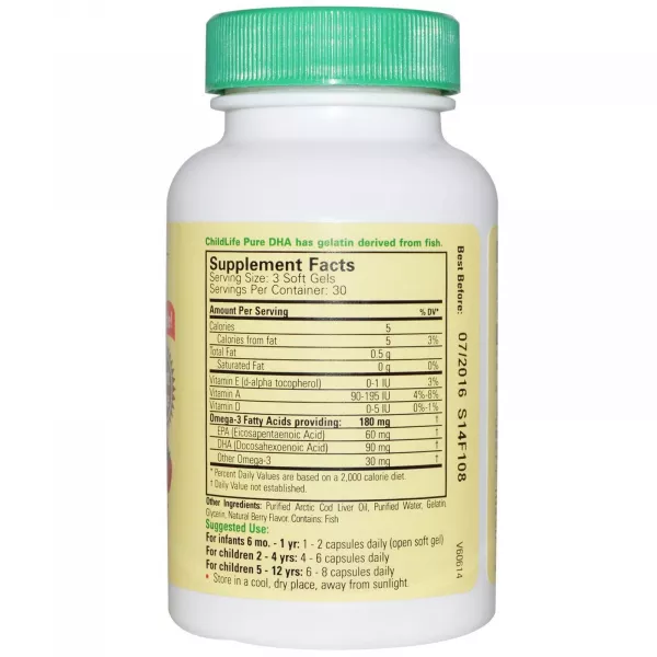 ChildLife Pure DHA Chewable ����������� ������� ��� ����� 