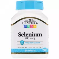 21st Century Selenium 200 mcg ����������� ������� "�����", 200 ���