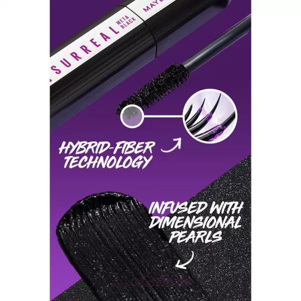 Maybelline The Falsies Surreal Mascara Meta Black ���� ��� ������ � ��������� ������