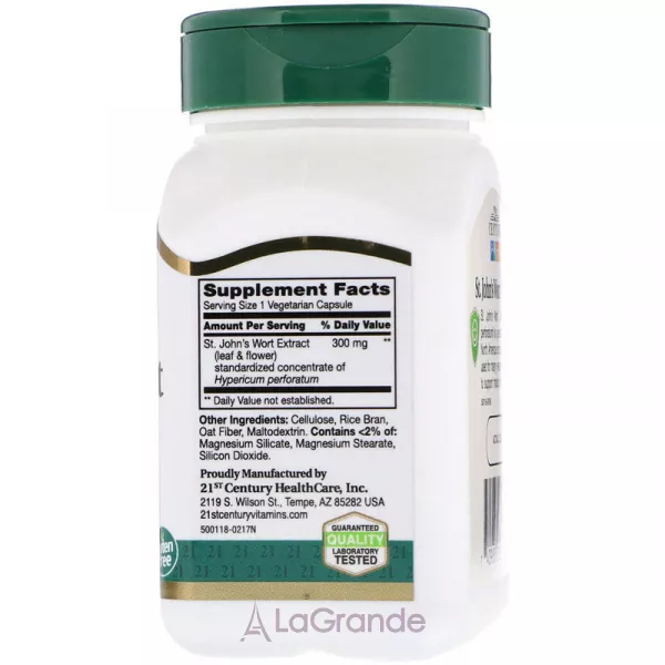 21st Century St. John's Wort Extract ����������� ������� 