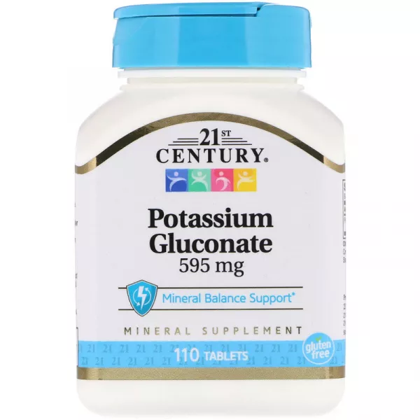 21st Century Potassium Gluconate 595 mg ����������� ������� 
